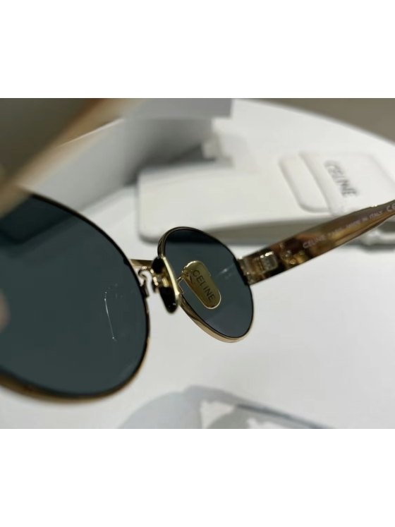 Image 6 of Celine Triomphe Metal 01 sunglasses in Metal