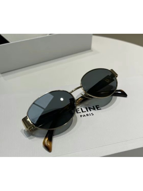 Image 7 of Celine Triomphe Metal 01 sunglasses in Metal