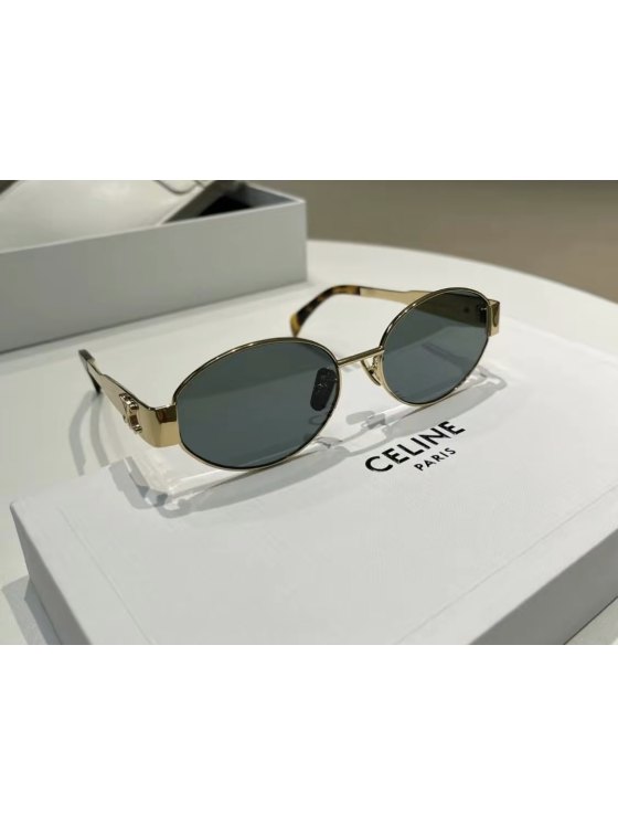 Image 4 of Celine Triomphe Metal 01 sunglasses in Metal