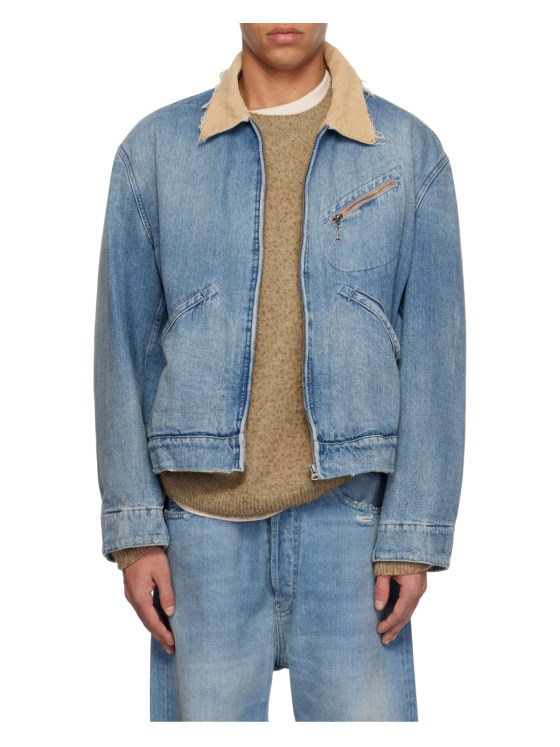 Image 2 of Maison Margiela denim bomber jacket