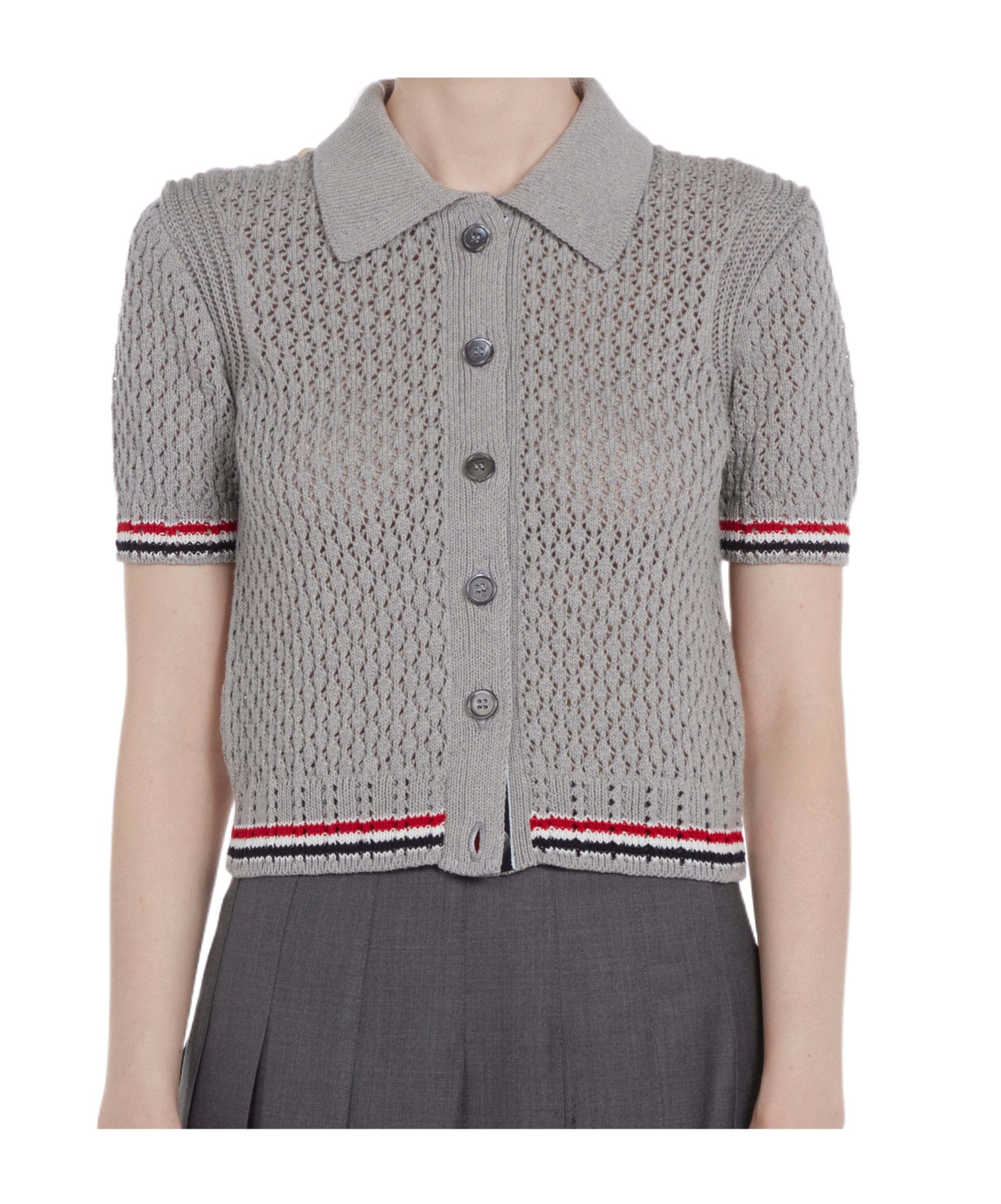 Maison Kitsune Maison Kitsuné Baby Fox Pleat Rib Cardigan - SENSER