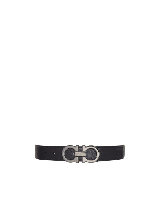 Image 3 of Salvatore Ferragamo Gancini Buckle Reversible Belt
