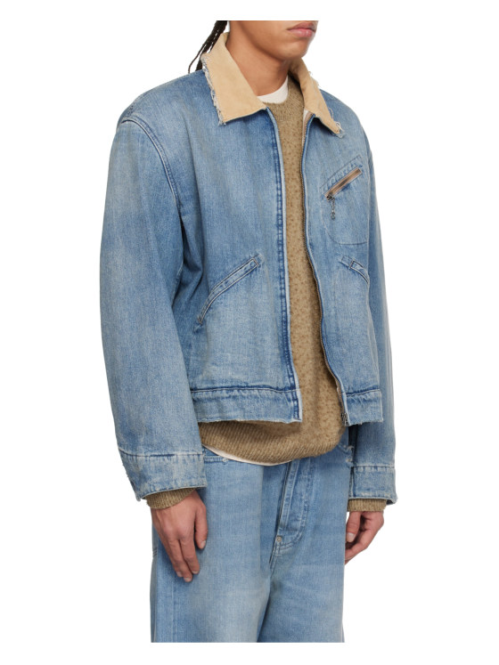 Image 3 of Maison Margiela denim bomber jacket