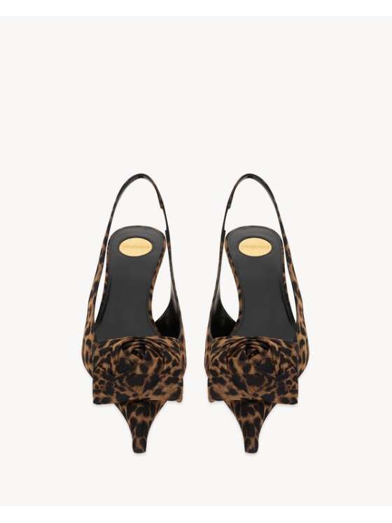 Image 3 of Saint Laurent 50mm Dakota bow-detail mules