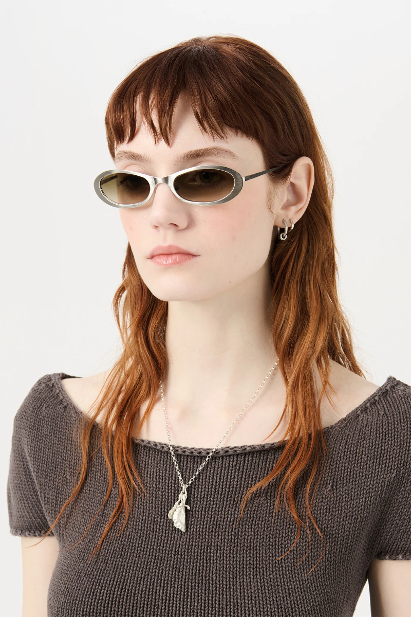 Our Legacy Tad Oval Metal Sunglasses - SENSER