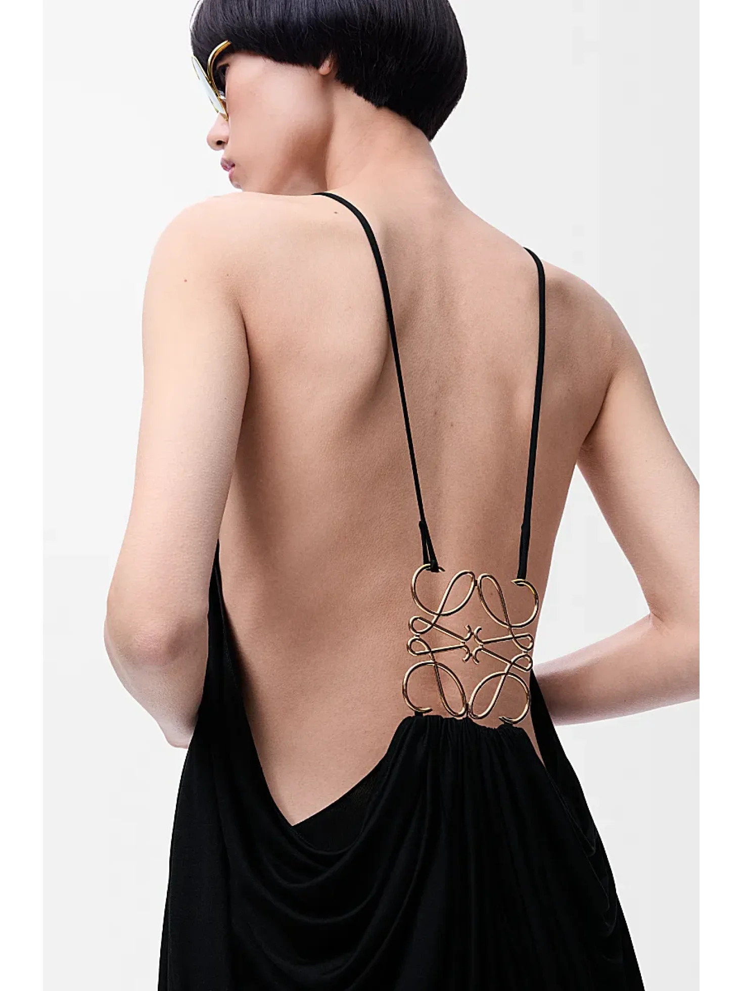 Loewe draped halterneck dress - SENSER