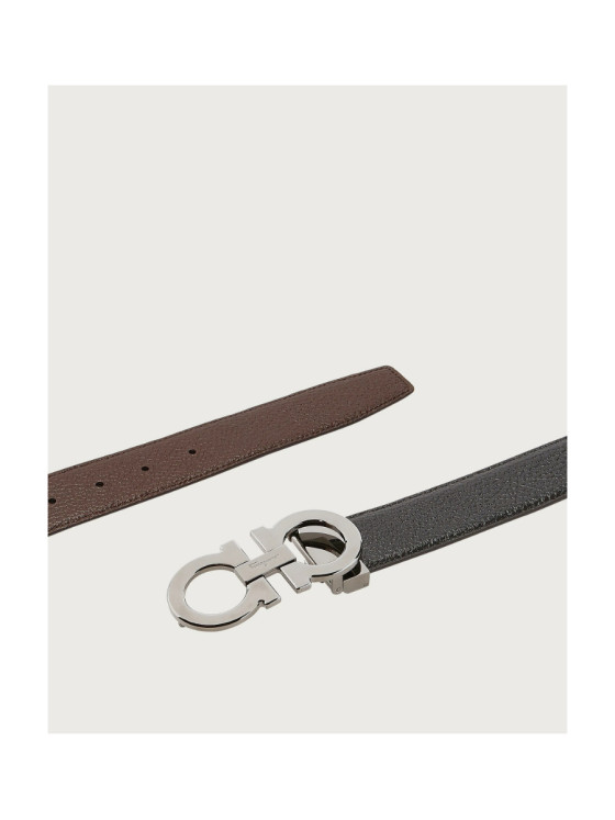 Image 5 of Salvatore Ferragamo Gancini Buckle Reversible Belt