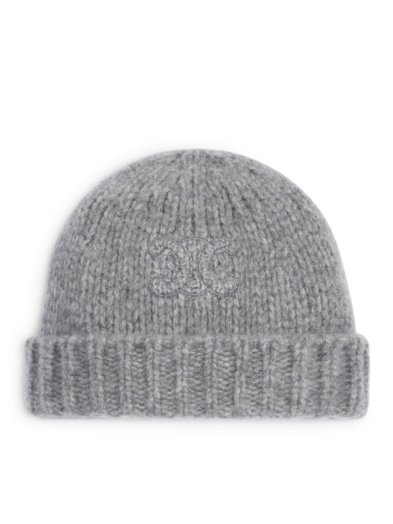 Image 1 of Celine triomphe beanie IN cashmere and silk