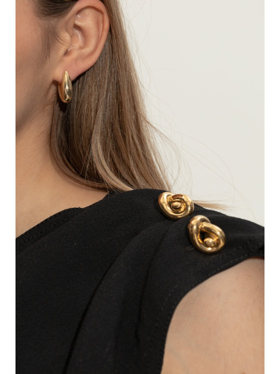 Image 4 of Bottega Veneta Small Ellipse Earrings