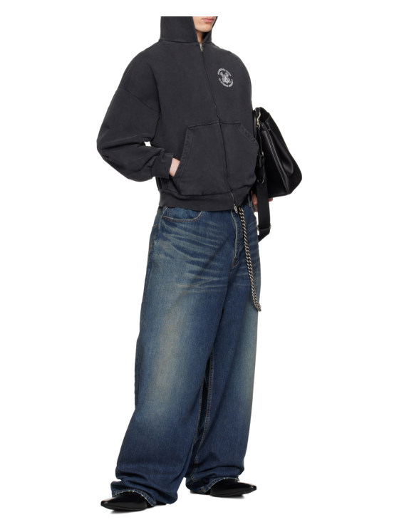 Image 4 of Balenciaga Men's Rodeo Messenger Bag Medium in Black