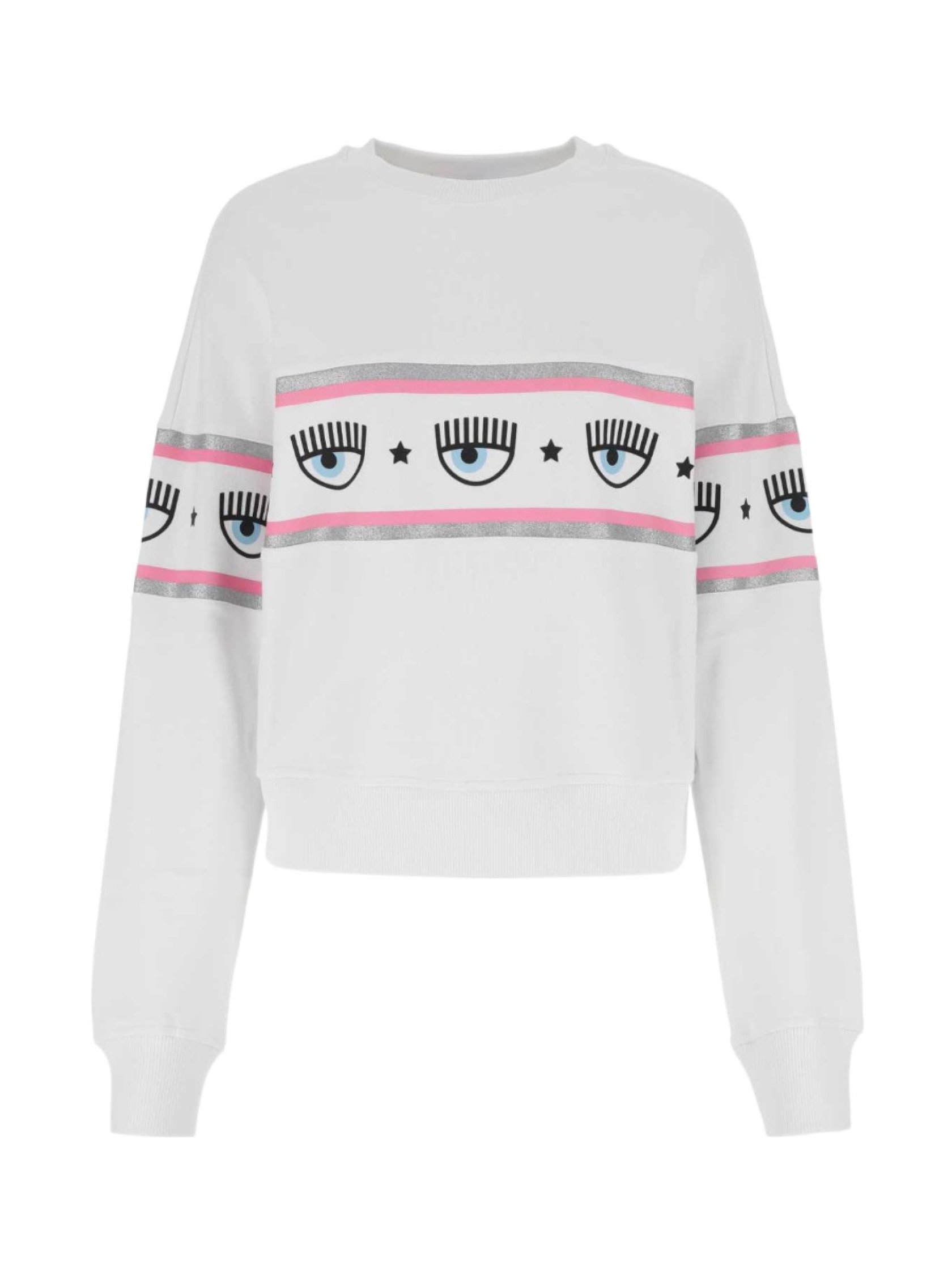 Chiara Ferragni logomania cotton sweatshirt - SENSER