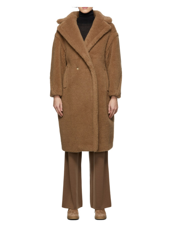 Image 9 of Max Mara Collared Teddy Long Coat