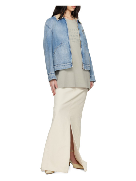 Image 9 of Maison Margiela denim bomber jacket