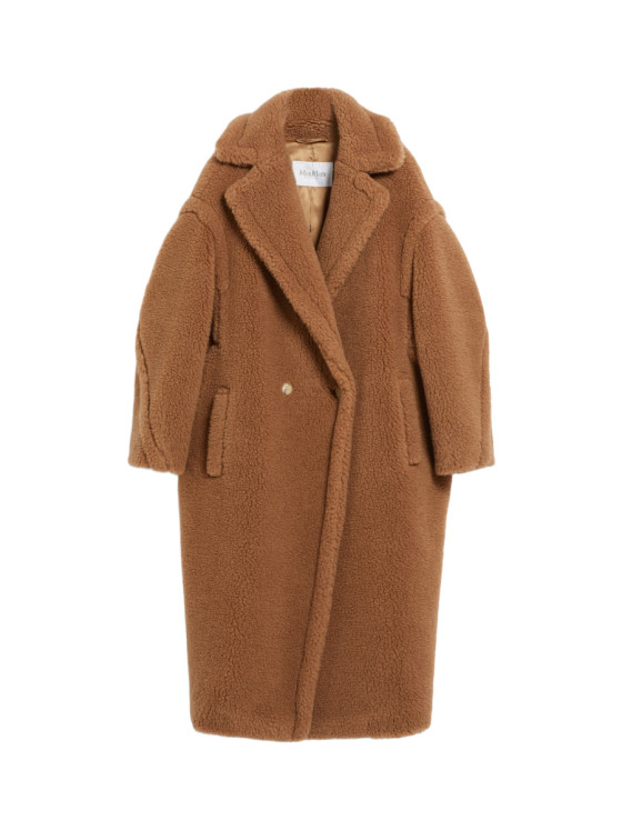 Image 1 of Max Mara Collared Teddy Long Coat