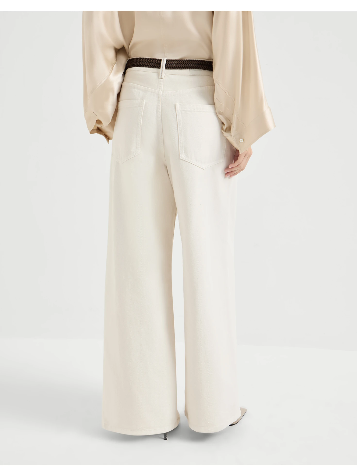 Brunello Cucinelli Embellished Straight-Leg Jeans - SENSER