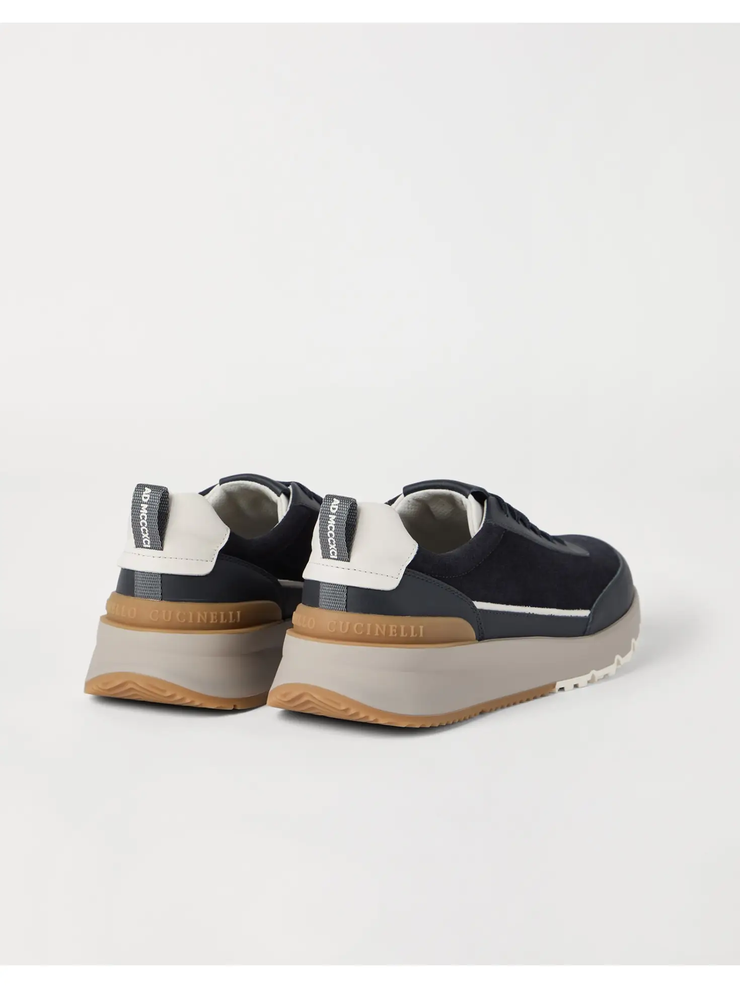 Brunello Cucinelli Logo Embossed Lace-Up Sneakers - SENSER