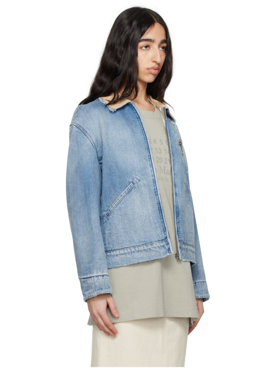 Image 7 of Maison Margiela denim bomber jacket