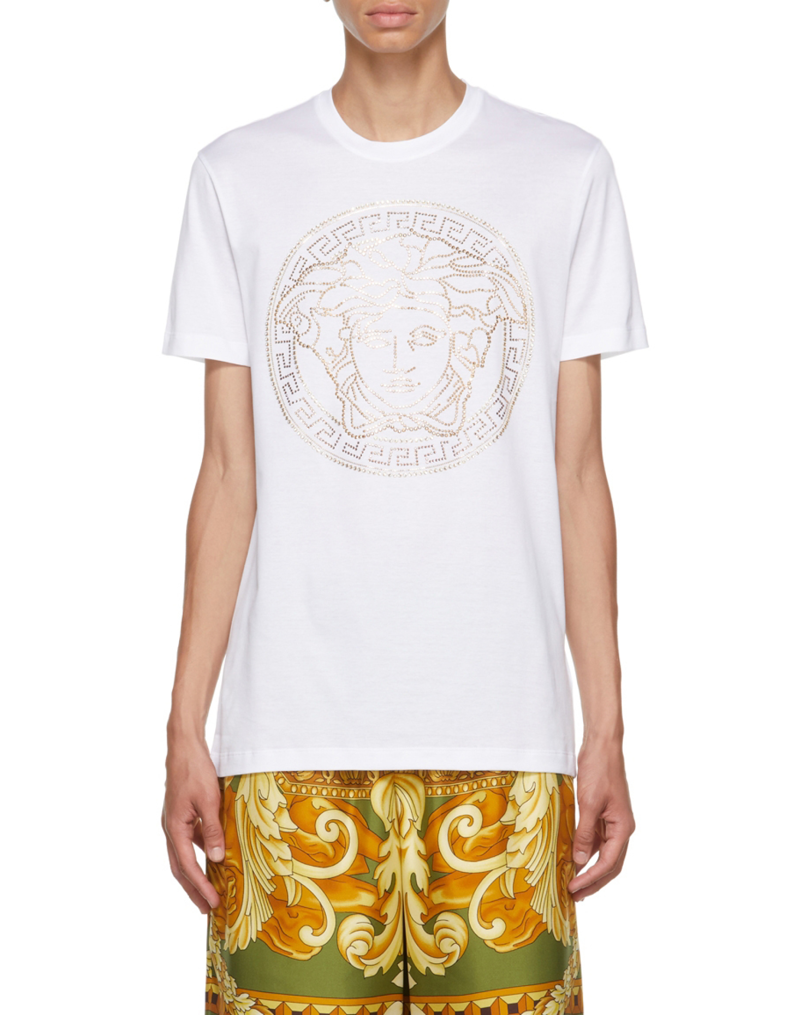 VERSACE ゴールドメデューサTシャツ