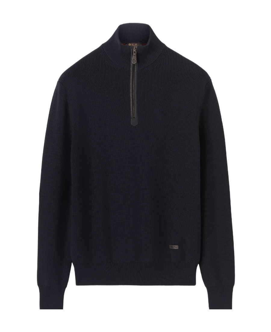 Loro Piana semi-zipper sweater - SENSER