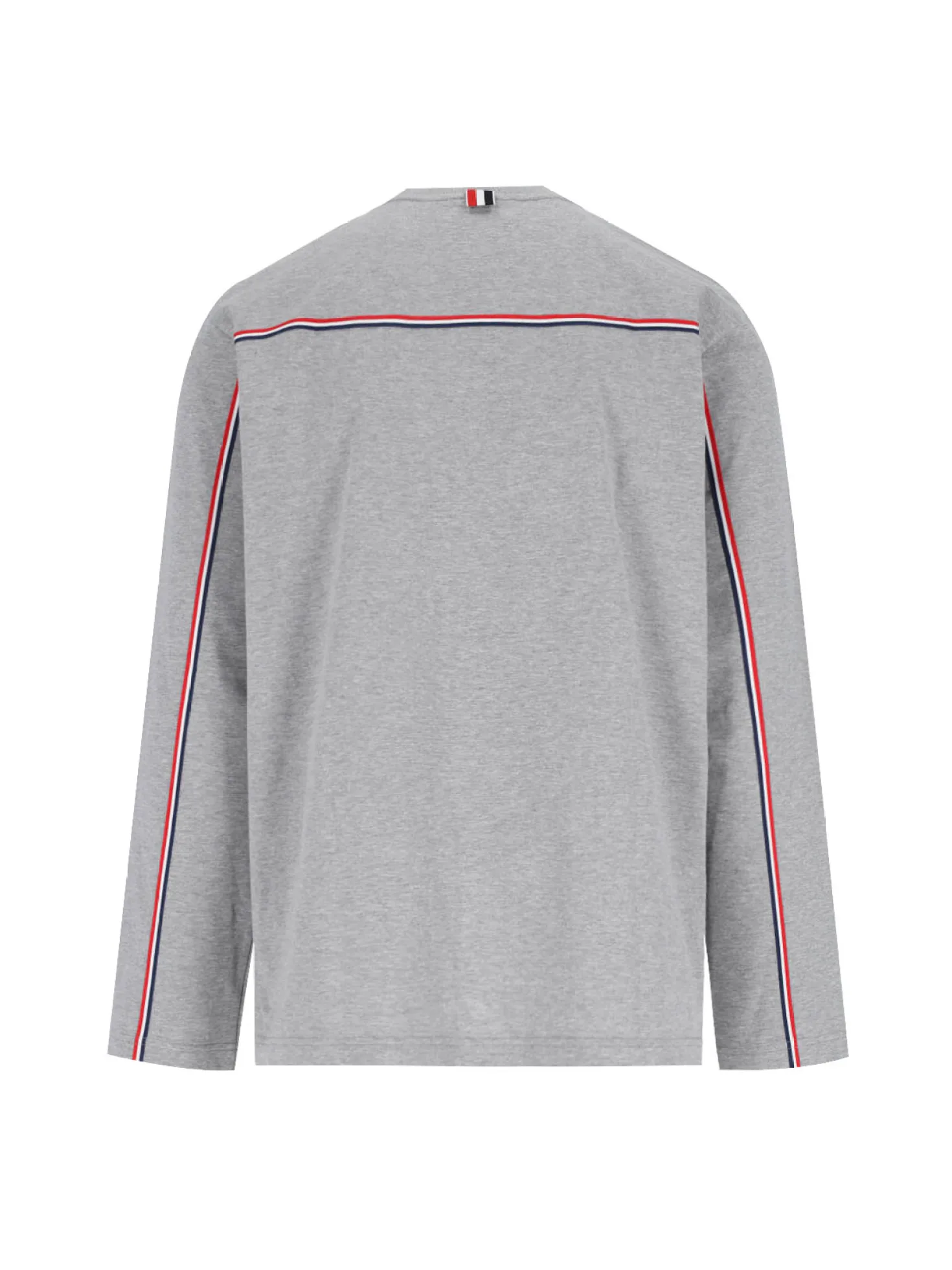Thom Browne White Oxford LS Shirt White With Grey 4 Bar Size