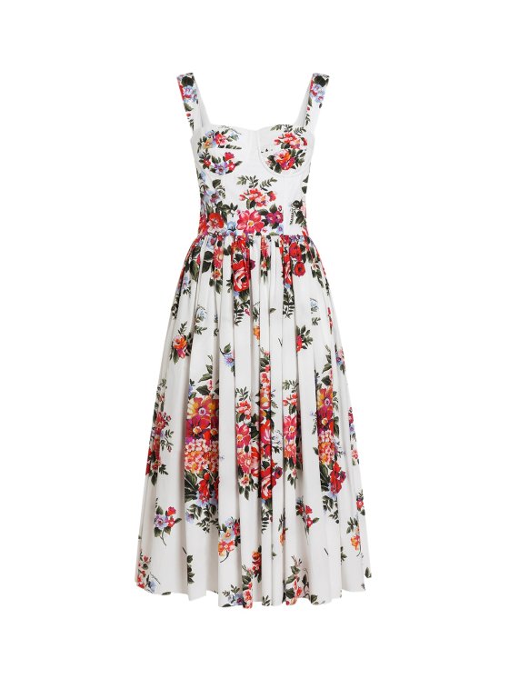 Image 1 of Dolce & Gabbana Pop Legg St Mazz Fiori Dress