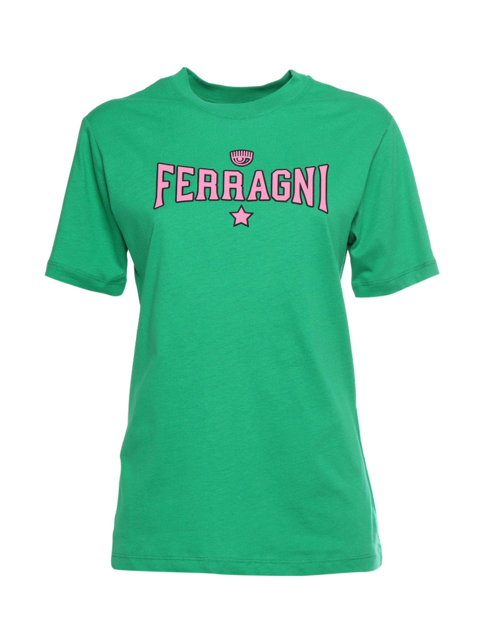 Chiara Ferragni Logo-Printed Crewneck T-Shirt - SENSER